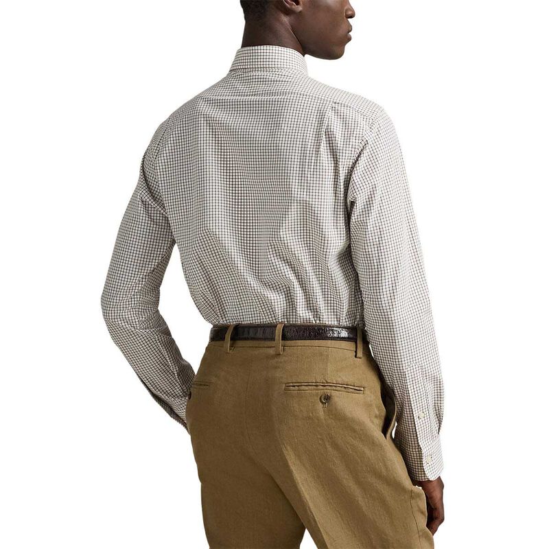 Polo Ralph Lauren Custom Fit Plaid Stretch Poplin Shirt image number 1